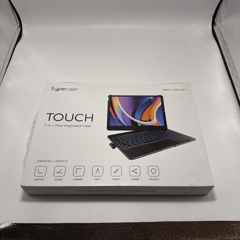 Typecase Touch For iPad 4th -5th Gen 11 Pro Black